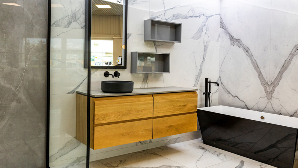 meuble de salle de bain m+ materiaux