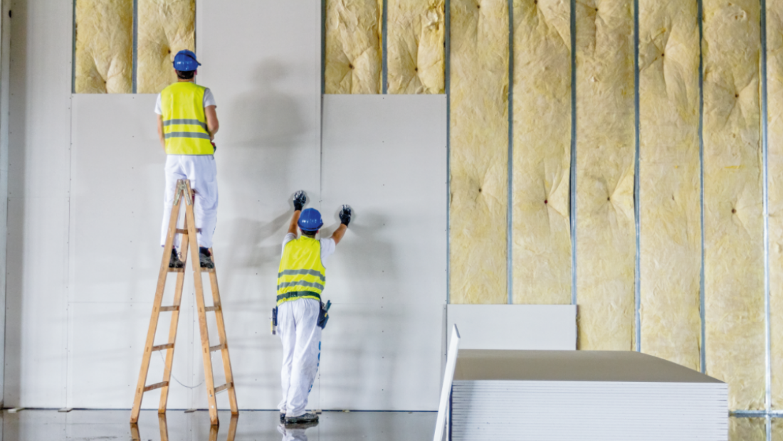 M + matériaux - Plaque de platre, plafond, isolation