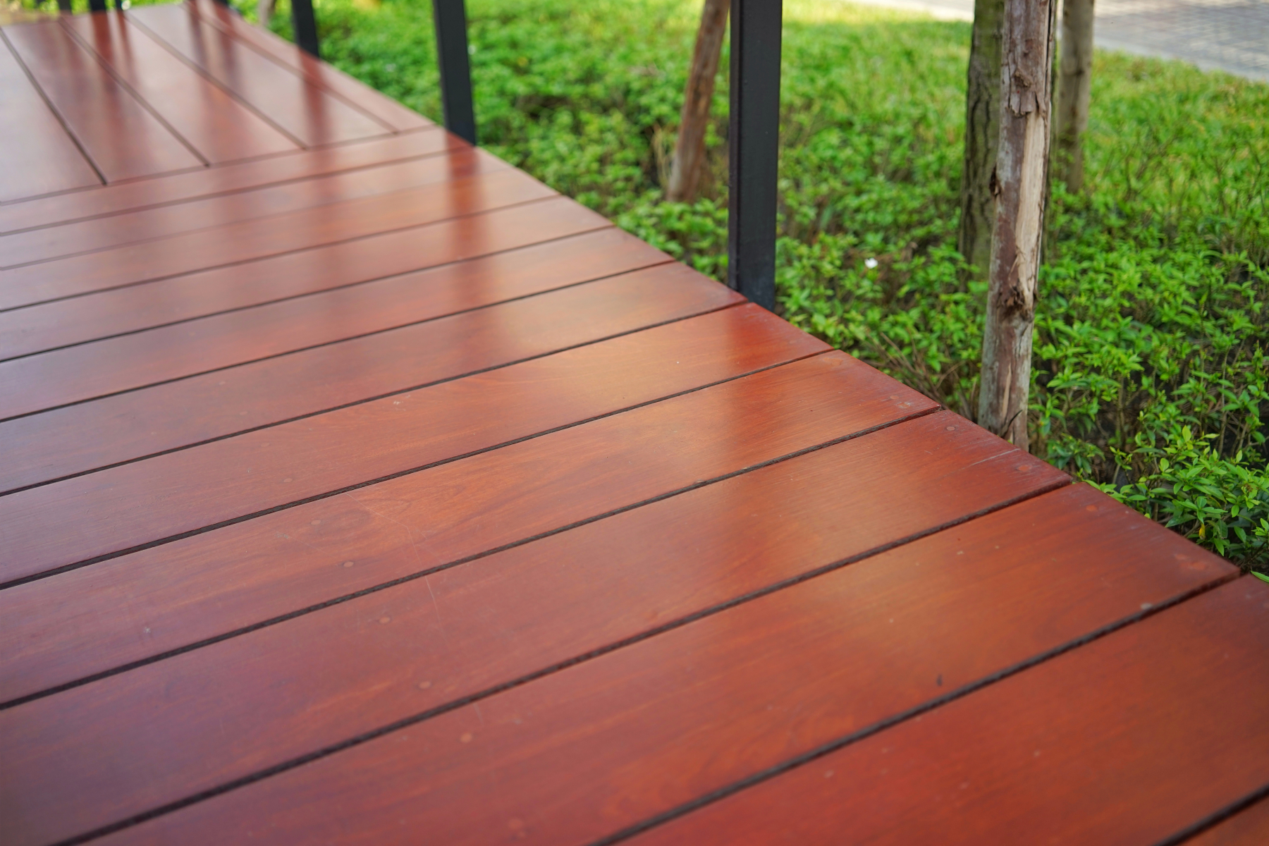 Planche à Découper Bois Exotique - Narra Doré / Palissandre - Neuve